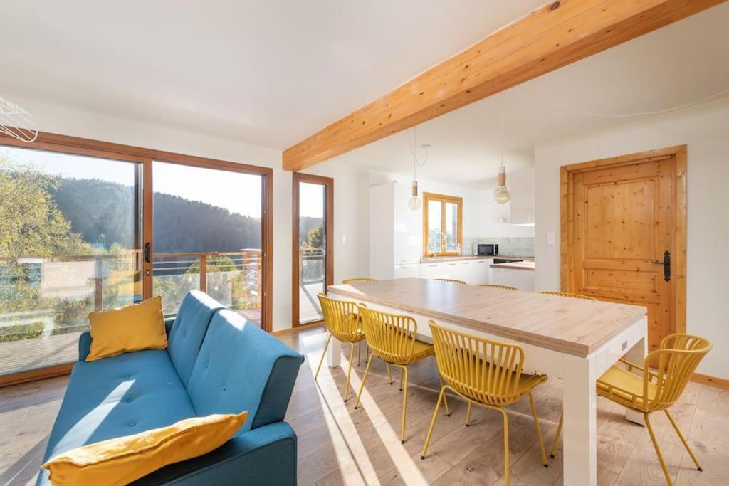 Le Cerf, Chalet Cocooning Avec Piscine Et Billard Ban-sur-Meurthe-Clefcy المظهر الخارجي الصورة