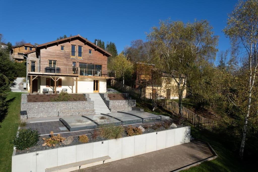 Le Cerf, Chalet Cocooning Avec Piscine Et Billard Ban-sur-Meurthe-Clefcy المظهر الخارجي الصورة