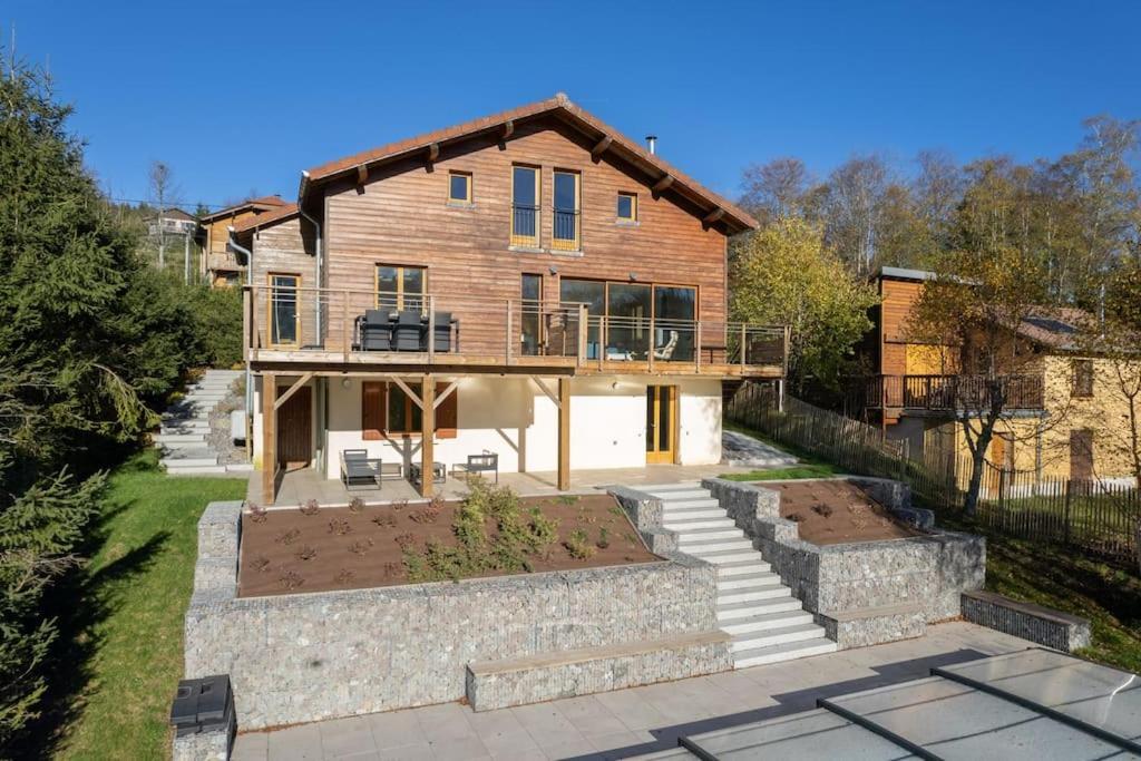 Le Cerf, Chalet Cocooning Avec Piscine Et Billard Ban-sur-Meurthe-Clefcy المظهر الخارجي الصورة