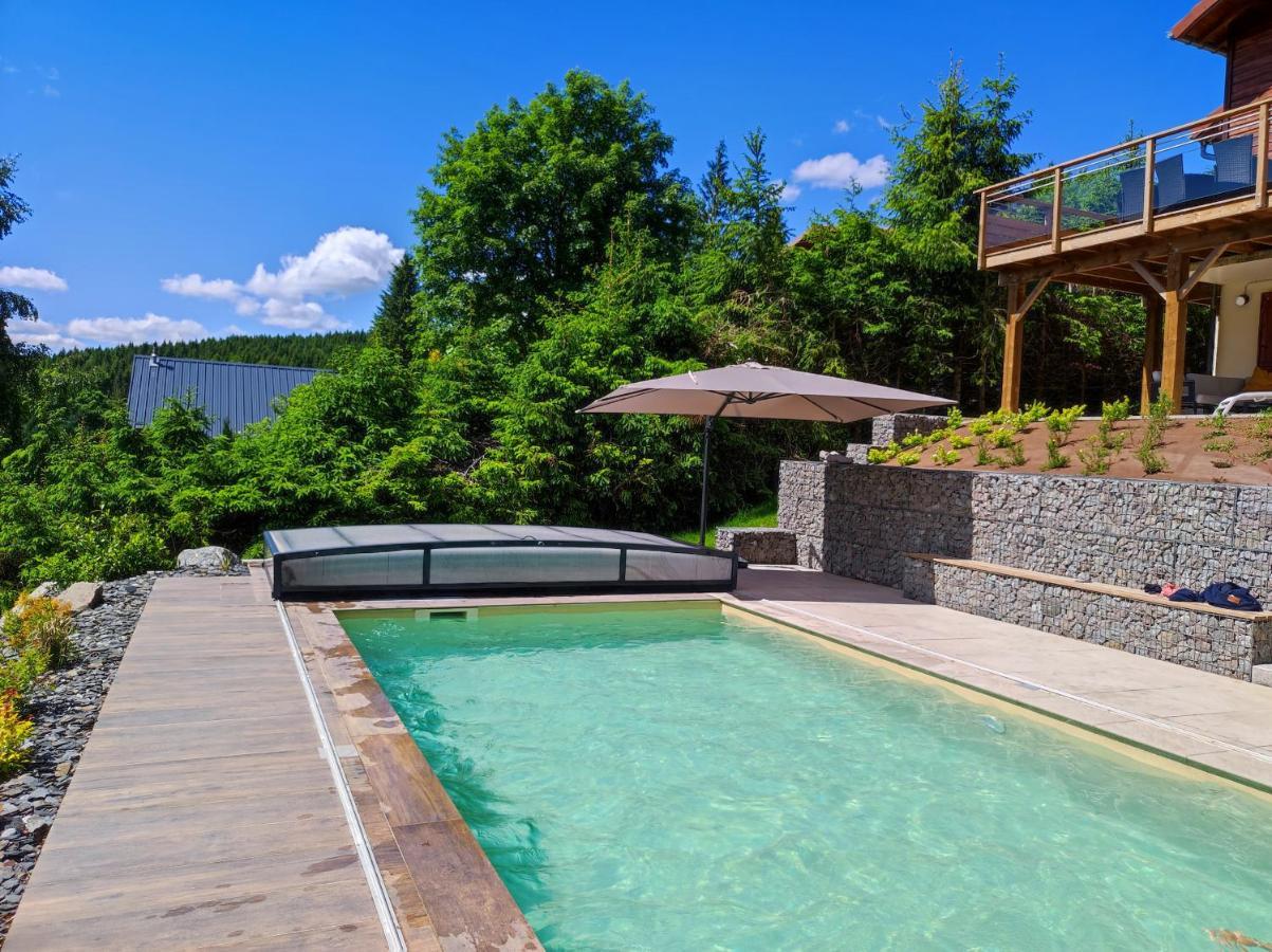 Le Cerf, Chalet Cocooning Avec Piscine Et Billard Ban-sur-Meurthe-Clefcy المظهر الخارجي الصورة